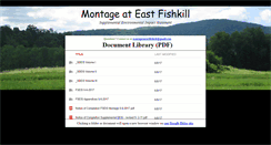 Desktop Screenshot of montageateastfishkill.com